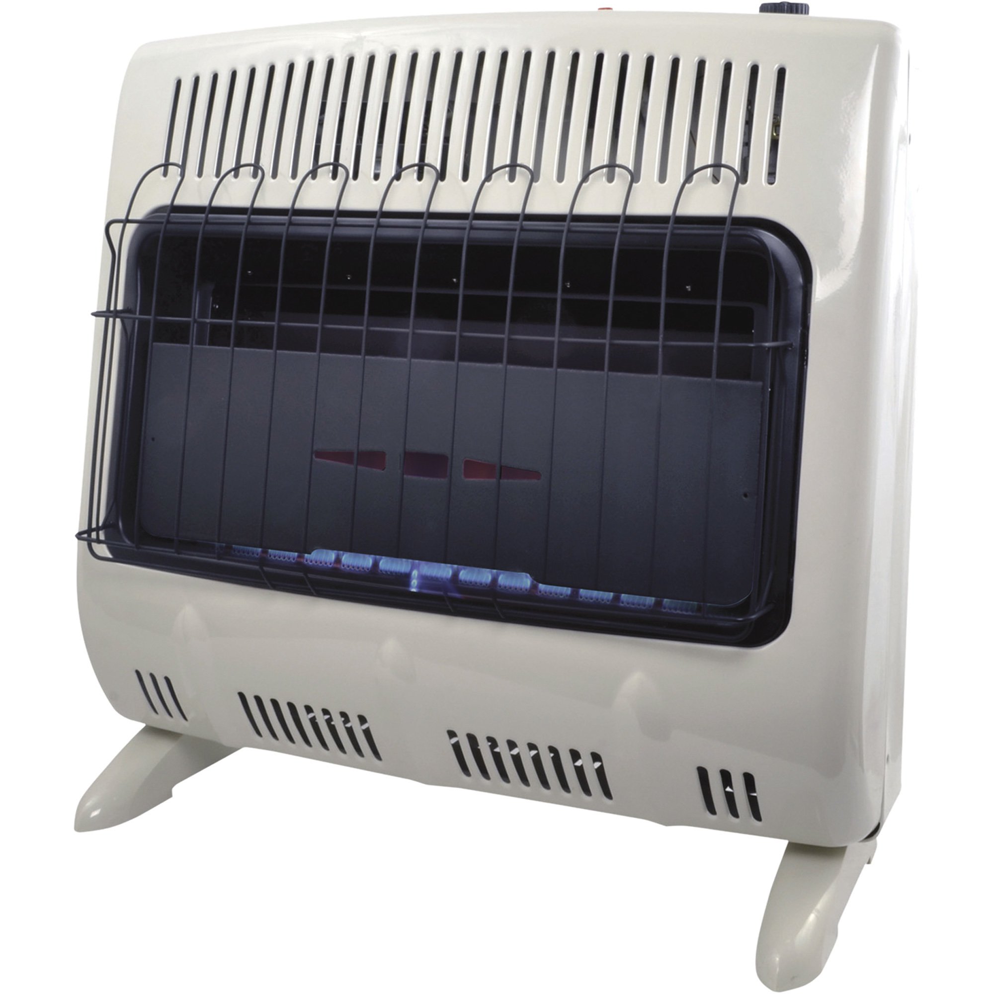 Mr. Heater Vent-Free Blue Flame Garage/Workshop Wall Heater — Natural Gas, 30,000 BTU, Model# MHVFG30TB NG